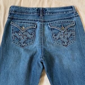Nine West Rhinestone Pocket Jeans